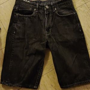 Men's Ecko Unltd Black Jean Shorts Relist